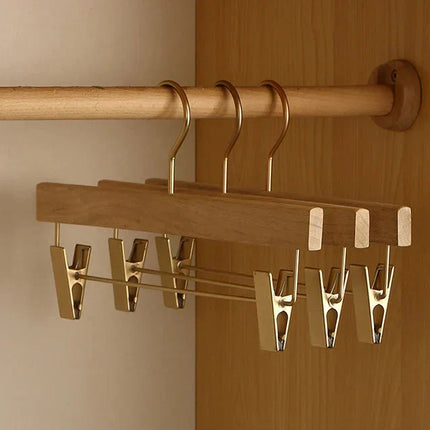 Wooden Hangers with Wide Shoulders, Wooden Coat Hangers Set of 2 – image 7