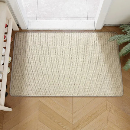 Faux Jute Doormat with Non-Slip Backing | Durable Entrance Rug for Everyday Use