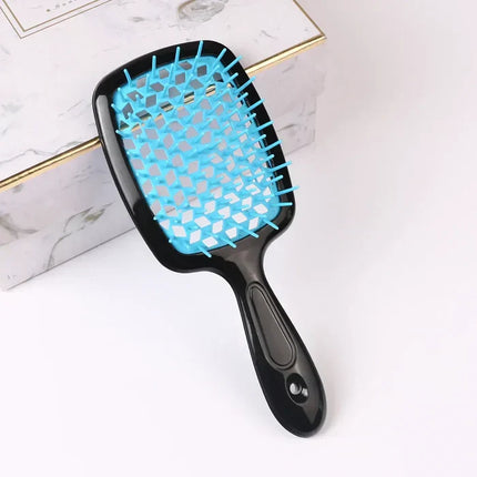 Detangling Hair Brush for Wet and Dry Hair, Flexible Bristle Detangler in 8 Colors for Curly and Thick Hair