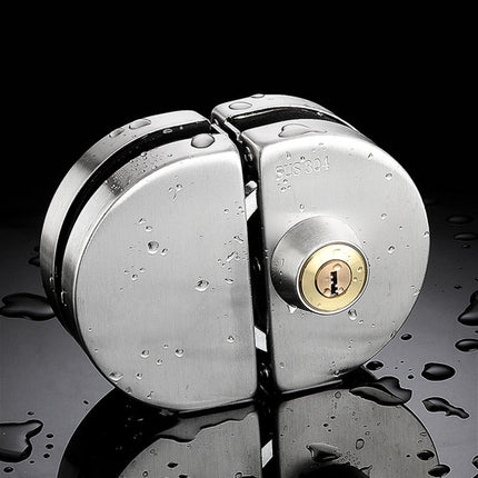 Sliding Door Lock for Glass Doors, Stainless Steel Sliding Glass Door Latch – image 4