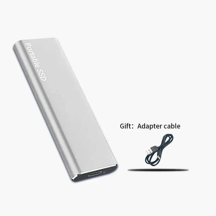 External Hard Drive Portable SSD with USB 3.2 for Fast File Transfers | Slim Design for Easy Everyday Backup