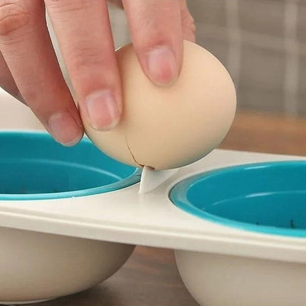 Microwave Egg Poacher Cup for Soft, Medium or Hard Poached Eggs, Breakfast Cooker with No Boiling Water
