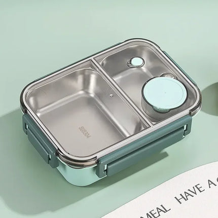 Bento Lunch Box, Insulated Lunch Box, Stainless Steel Bento Box with Leak Proof Seal, Stackable Hot Food Container