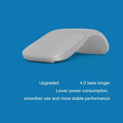 Ergonomic Wireless Mouse, Foldable Bluetooth Mouse for Laptop with Touch Scroll