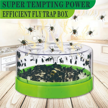 Fly Traps Outdoor and Indoor, Reusable Fly Catcher Outdoor with 7 Entrances, Natural Pest Control for Patio and Kitchen