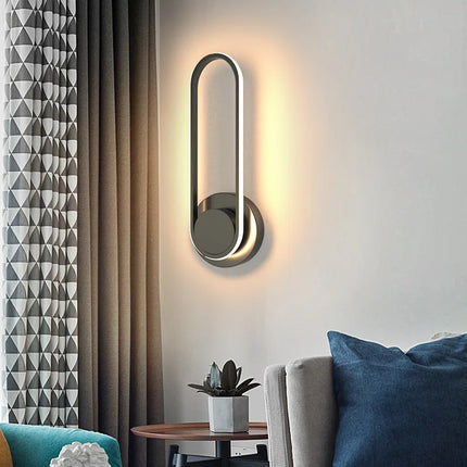 LED Wall Lamp with 330° Adjustable Head | Modern Aluminium Sconce for Soft Ambient Lighting