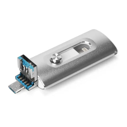 External Hard Drive Portable SSD with 4-in-1 OTG Design | High-Speed USB 3.0 Storage for File Security and Convenience