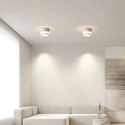 Nordic Surface Mounted LED Downlight with Adjustable Brightness | Modern Minimalist Lighting for Home Interiors