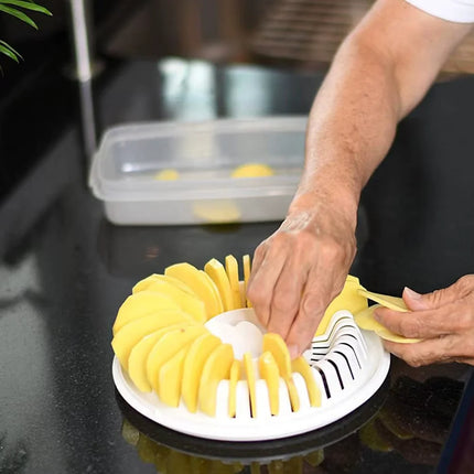 Microwave Potato Chip Maker Tray with Slotted Design for Oil Free Crisps and Homemade Snacks