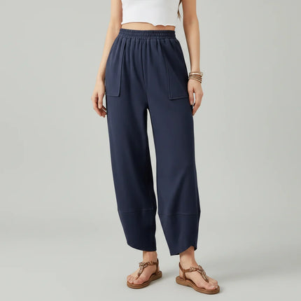 Lightweight Casual Women Pants with Straight Leg Design | Comfortable Summer Trousers for Everyday Wear