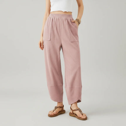 Lightweight Casual Women Pants with Straight Leg Design | Comfortable Summer Trousers for Everyday Wear
