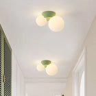 Ceiling Lights, Double Globe Ceiling Light Fixture with Frosted Glass, Hallway Light Fixture for Bedroom and Entryway_01