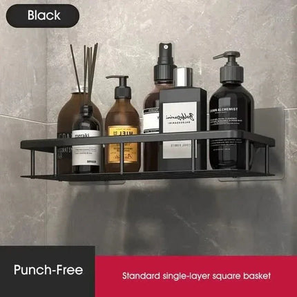 Wall Shelf No Drill, Adhesive Bathroom Shelves