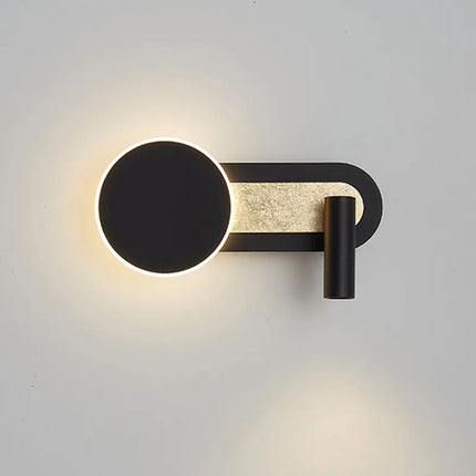 Modern Dual LED Wall Light with Adjustable Spotlight | Minimalist Nordic Design for Perfect Night Reading