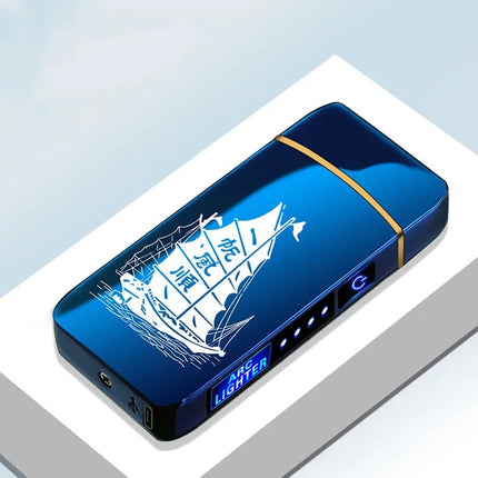 Electric Lighter Windproof, Plasma Lighter USB Rechargeable with Double Arc and Touch Sensor – image 18