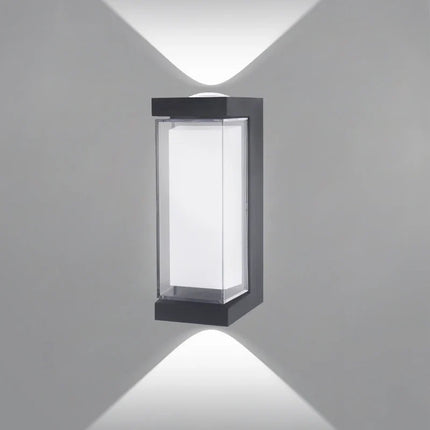 Modern LED Wall Light with Up & Down Lighting | Waterproof Sconce for Indoor and Outdoor Ambience