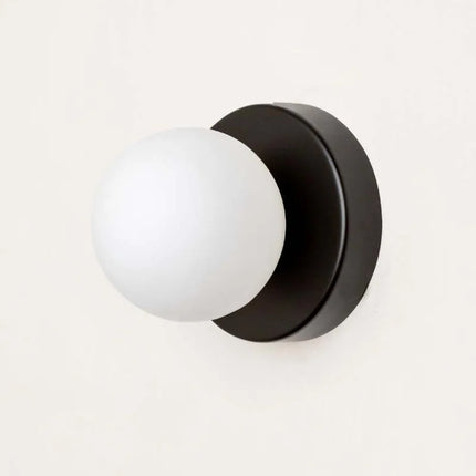 Macaron LED Wall Lamp with Frosted Glass Globe | Modern Ambient Lighting for Stylish Interiors