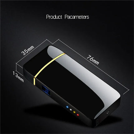 Electric Lighter Windproof, Plasma Lighter USB Rechargeable with Double Arc and Touch Sensor – image 6