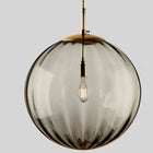 Kitchen Island Pendant Light, Hand Blown Glass Ball Hanging Light, Modern Dining Light Fixture for Bedroom and Bar_05