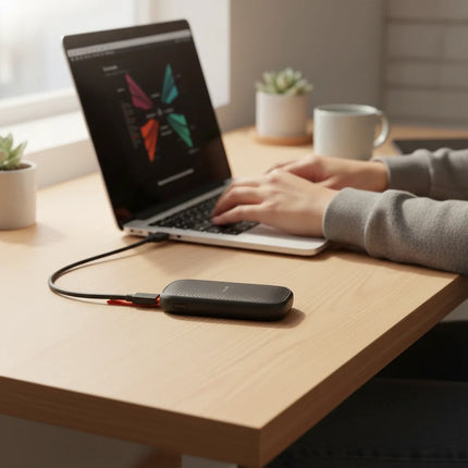 External Hard Drive Portable SSD Power Bank for Fast Charging | Compact Design for Everyday Use