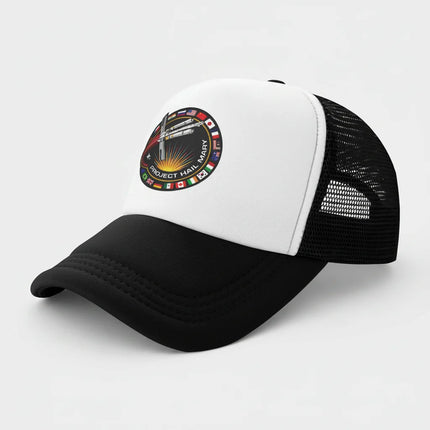 Project Rocky Trucker Hat with Adjustable Snapback | Stylish Mesh Cap for All-Season Comfort
