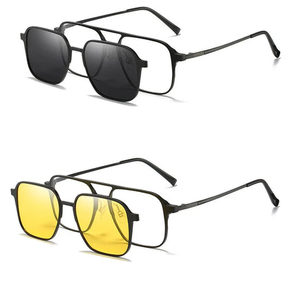 Polarized Snap-On Sunglasses with Magnetic Design | Lightweight Frames for Comfortable Wear