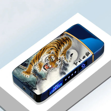 Electric Lighter Windproof, Plasma Lighter USB Rechargeable with Double Arc and Touch Sensor – image 12