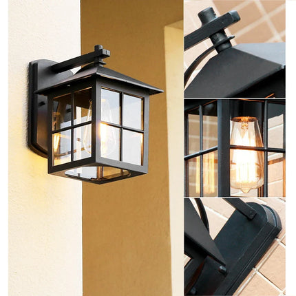 Outdoor Wall Sconces, Vintage Lantern Porch Light, House Exterior Light Fixture, Outdoor Lights for House and Patio_02