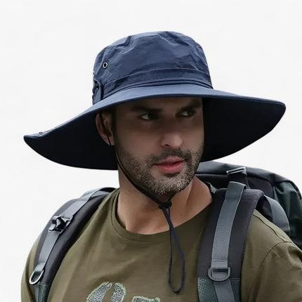 Sun Hats UV Protection, Fishing Hat with Breathable Mesh Panels and Drawstring – image 6