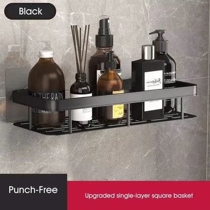 Wall Shelf No Drill, Small Bathroom Storage Organizer – image 7