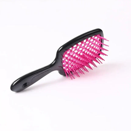 Detangling Hair Brush for Wet and Dry Hair, Flexible Bristle Detangler in 8 Colors for Curly and Thick Hair