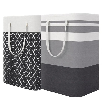 75L Waterproof Laundry Basket with Foldable Design | Durable Fabric Hamper with Handles for Easy Storage