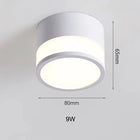 Flush Mount Ceiling Lights, Surface Mounted LED Downlight, Round LED Ceiling Light Fixture for Bedroom and Hallway_06