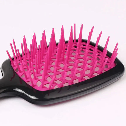 Detangling Hair Brush for Wet and Dry Hair, Flexible Bristle Detangler in 8 Colors for Curly and Thick Hair