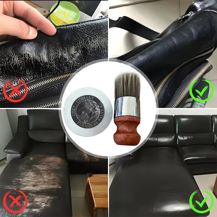 Leather Repair Cream for Furniture and Car Seats, Restorer Salve for Sofas, Handbags and Wood Surfaces
