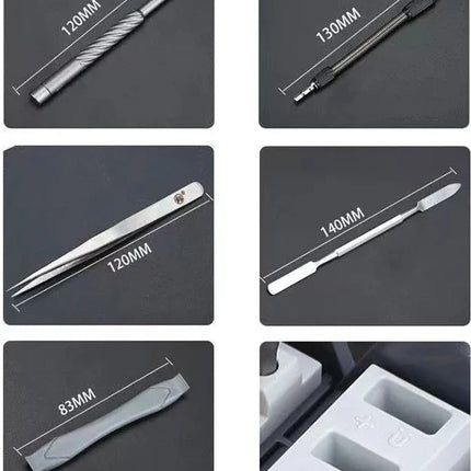 128-in-1 Precision Screwdriver Set with Interchangeable Bits, Compact Repair Kit for Electronics, Appliances and DIY