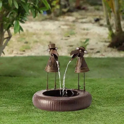Outdoor Waterfall Fountain, Garden Decor for Patio – image 5