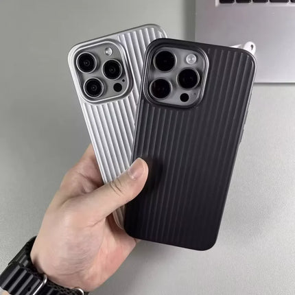 Military Grade Shockproof iPhone Case with Ribbed Surface | Ultra-Slim Protection for Everyday Use