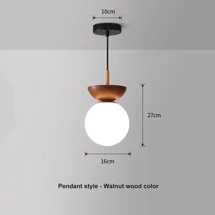 Modern Nordic Glass Pendant Light with Frosted Shade | Versatile Ceiling Fixture for Soft Ambient Illumination