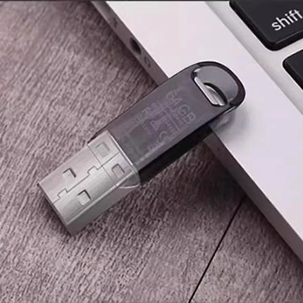 Encrypted USB Flash Drive with Metal Body for Secure File Storage | Compact Design for Travel and Everyday Use