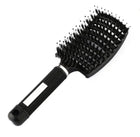 Detangling Hair Brush, Curved Bristle and Nylon Detangling Brush for Scalp Massage, Styling Hair Comb for All Hair Types