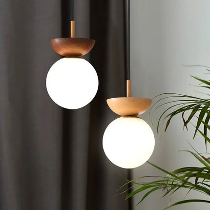 Modern Nordic Glass Pendant Light with Frosted Shade | Versatile Ceiling Fixture for Soft Ambient Illumination