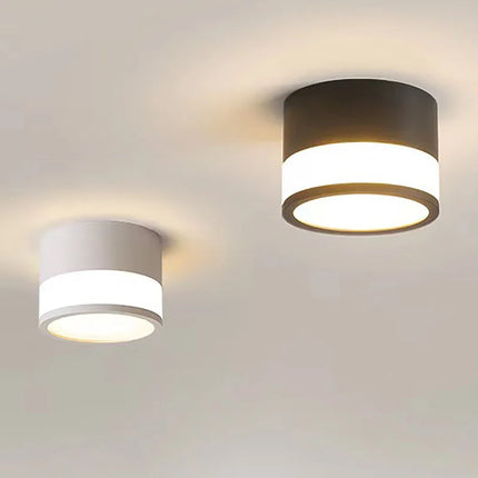 Nordic Surface Mounted LED Downlight with Adjustable Brightness | Modern Minimalist Lighting for Home Interiors