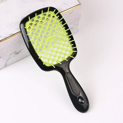 Detangling Hair Brush for Wet and Dry Hair, Flexible Bristle Detangler in 8 Colors for Curly and Thick Hair