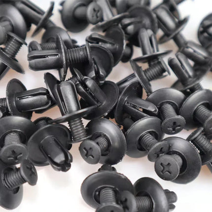 Multipurpose Car Fastener Clips Set with Durable Design | 100-Pack for Easy Organization