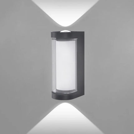 Modern LED Wall Light with Up & Down Lighting | Waterproof Sconce for Indoor and Outdoor Ambience
