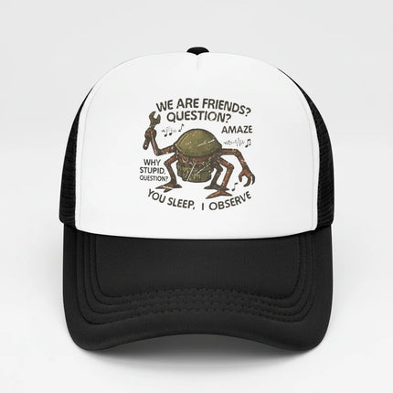Project Rocky Trucker Hat with Adjustable Snapback | Stylish Mesh Cap for All-Season Comfort