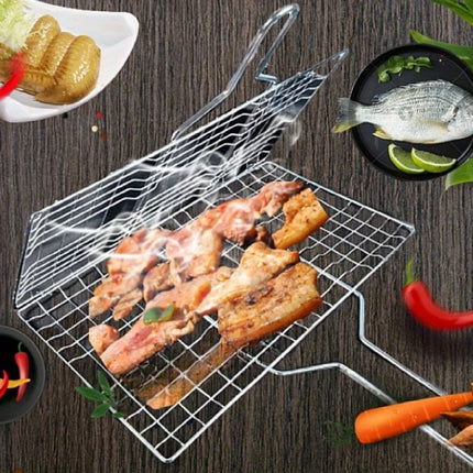 Grill Baskets Foldable Non Stick, Fish Grill Basket