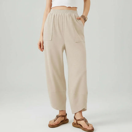 Lightweight Casual Women Pants with Straight Leg Design | Comfortable Summer Trousers for Everyday Wear