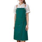 Waterproof Apron for Women and Men, Canvas Chef Apron with Pockets, Server Apron for Kitchen and Restaurant Work_03